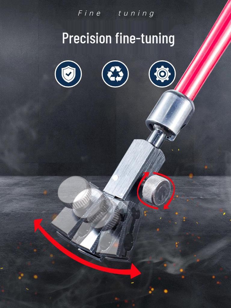 Hydraulic Magnetic Dial Indicator Stand with Extended Base for Mechanical and Lever Indicators