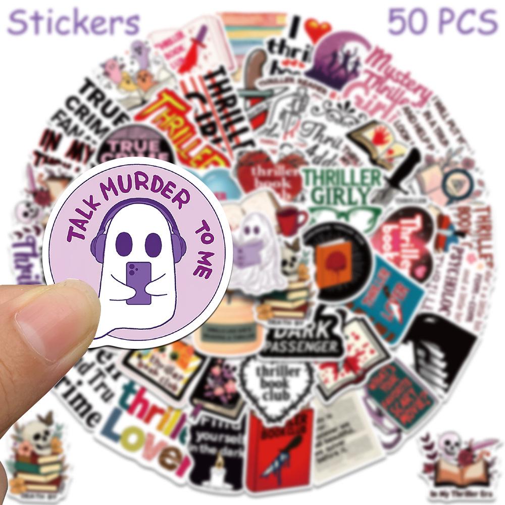 Cross-Border Cartoon Stickers: Waterproof, Creative, and Versatile for Journals, Phones, and Computers.