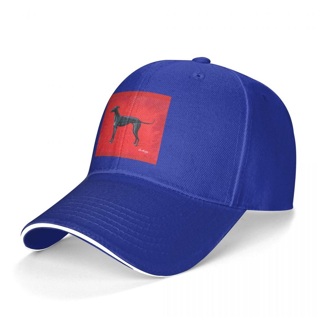 Greyhound Baseball Cap Black Greyhound Girls Polyester Printed Baseball Hat Funny Sports Fashion Cap