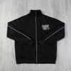 LUXEONHigh Street Y2K Letter Pattern  Zipper Sports Fashion Tops for Men and Women.