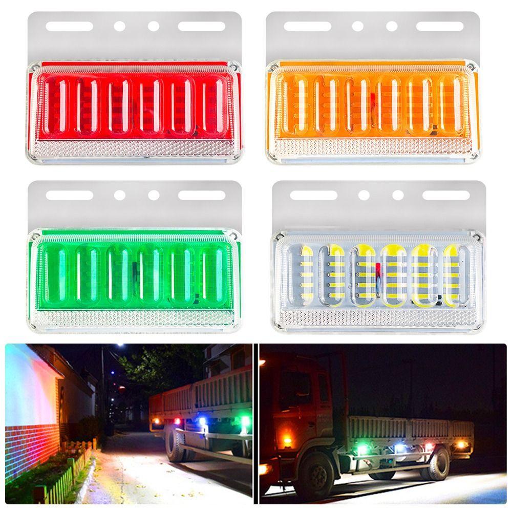 12V 24V Truck Side Marker Lights Waterproof Warning Tail Light Durable LED Edge Light Lorry