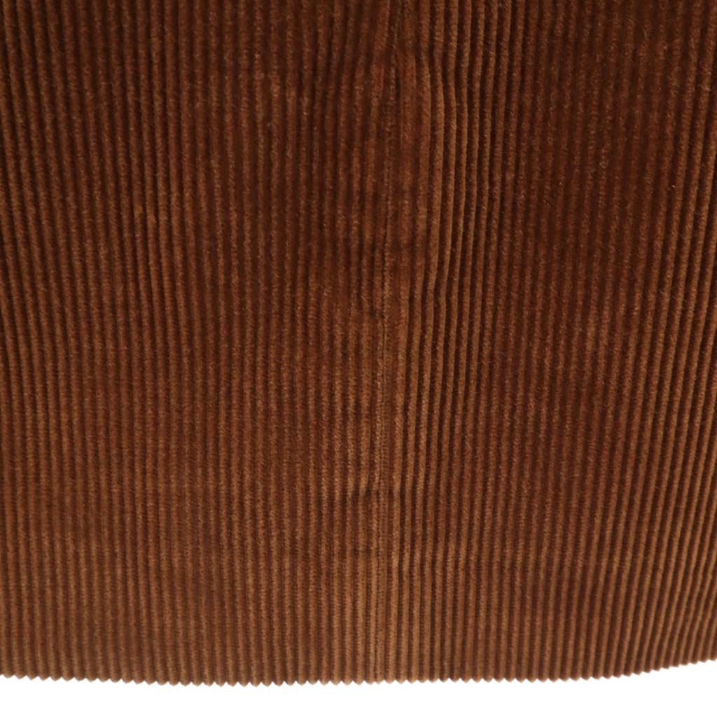 Celine Made In France Midi Length Corduroy Tight Skirt 38 Brown Women Used