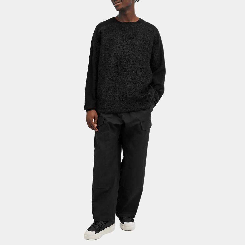 Y-3 brushed-effect wool-blend jumper IL4623-