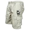 Men's -color Casual Five-pocket Pants, Loose Multi-pocket Outdoor Sports Work Pants