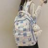 High-Quality Plaid Backpacks for Students - Children's, Primary, Junior High, and High School.
