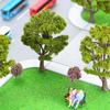 Plastikmodellbaum-Architekturmodellmodell für Zuglayout-Gartenlandschaft