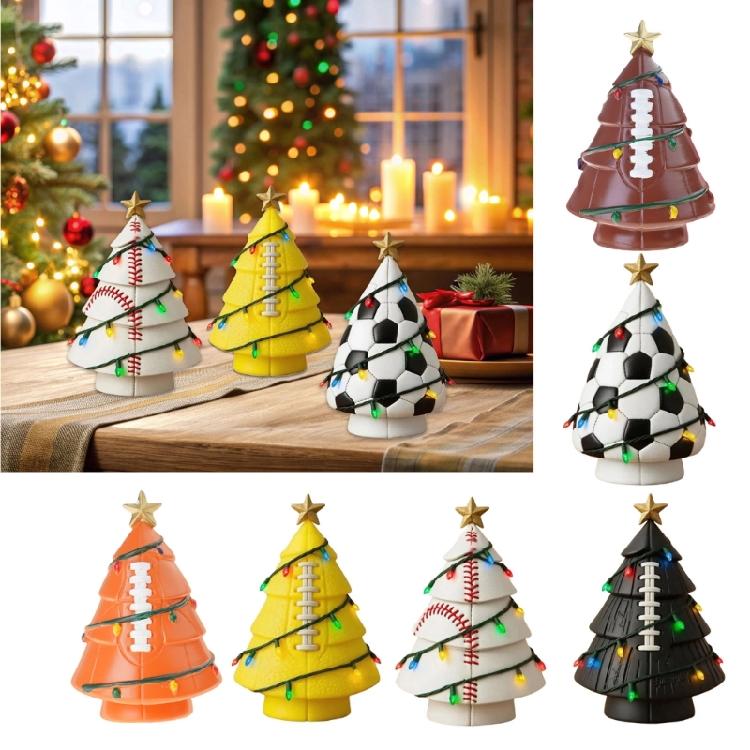 Football Inspires Festival Tree Ornament Resin Craft Home Party Gift Christmas Accessories Holiday Accessory