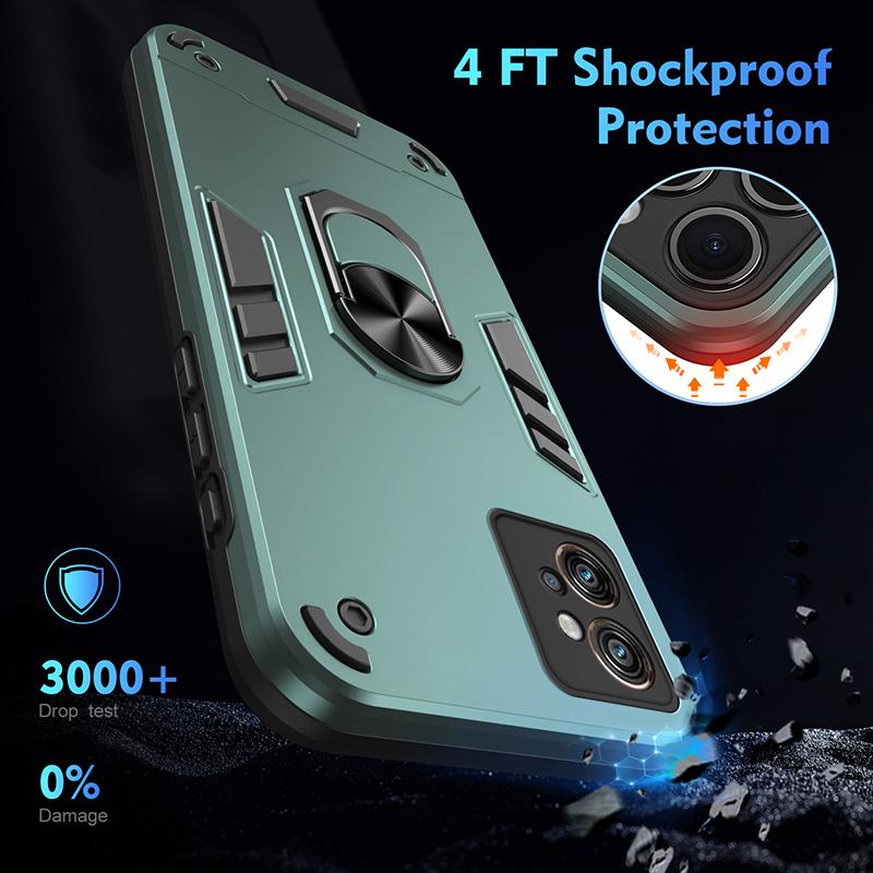 ShockProof Armor Cover For Motorola Moto G30 G31 G32 G34 G35 Moto G30 Anti Shock Car Magnetic Ring Holder Hard Phone Case
