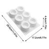 6-Link Concave Cup Cake Mold Silicone Mini Molds For Baking Cookie Chocolate DIY Soap Muffin Mold Tools
