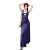 French Lace Neck V-neck Floral Dress Women's Summer New Waist Design Holiday Long Skirt
