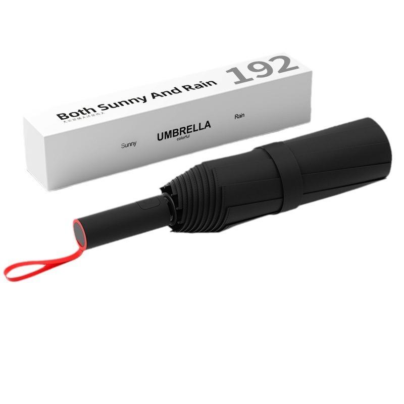 Fully automatic folding umbrella, large men's reinforced weather and rain sunshade, sun umbrella, UV protection for women