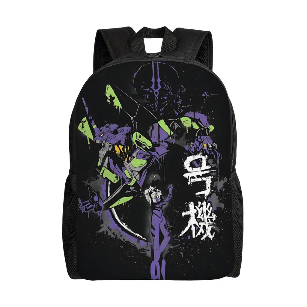 Zaino Neon Genesis Evangelion EVA borsa ita Asuka zaino Kawaii Lavoro Ufficio Grande Capacità Rucksack