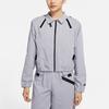 Nike Sports Jacket With Zip Details And Fold-Down Collar Women Outerwear Grey DD4609-521