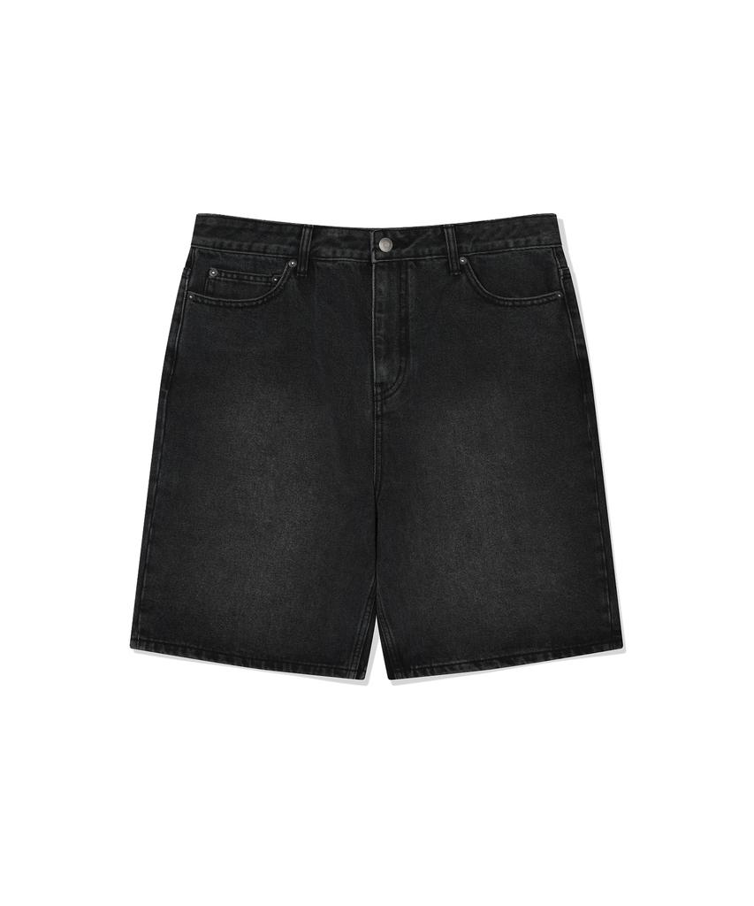 COVERNAT Regular Denim Shorts Black