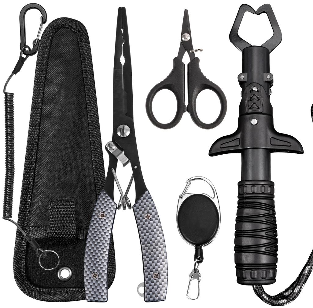 Multifunctional Fishing Accessories: Stainless Steel Fishing Pliers, Seawater-Resistant, Outdoor Fishing Tools, Men's Gifts