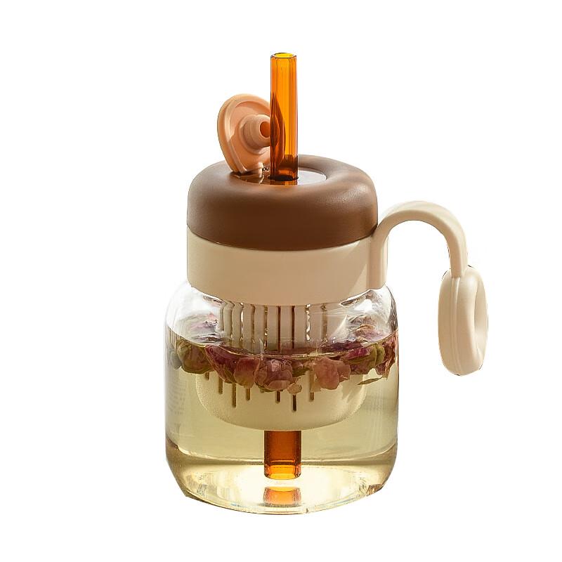KAILIN Tea Infuser Glass Bottle with Handle 650ml кофейный