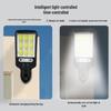 Solar-Powered Outdoor Motion Sensor Courtyard Light: Integrated Wall and Street Lamp