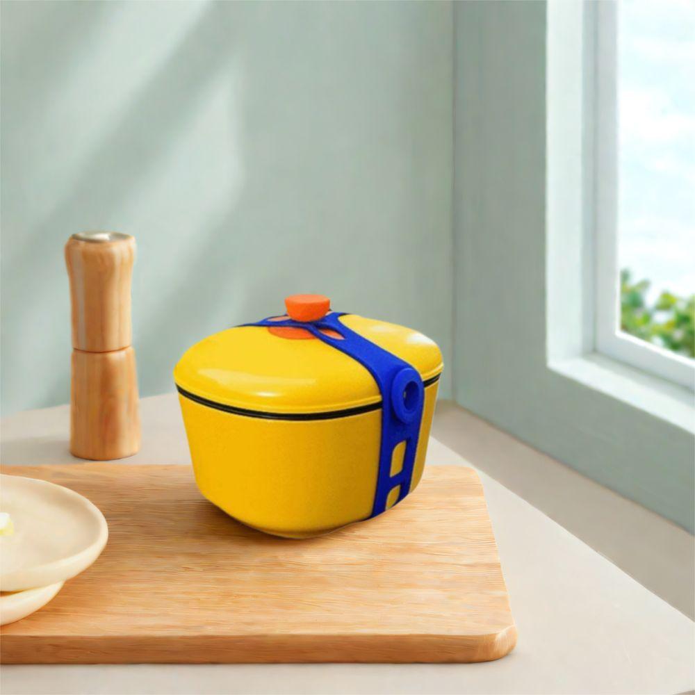 3Pcs Stretchable Silicone Lid Straps Leak-Proof Lunchbox Strap Universal Lid Fixing Band  Pans