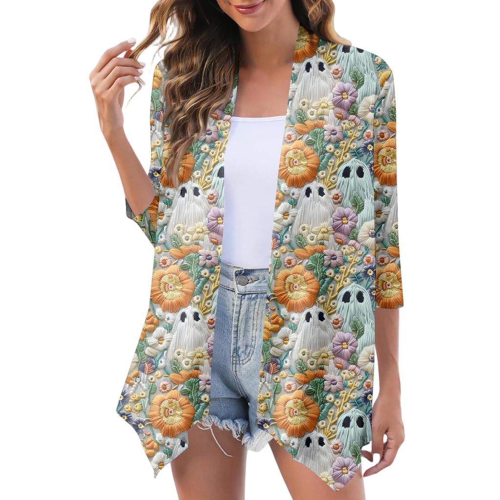 Women's Fashion Casual Cozy Halloween Cardigan Jacket