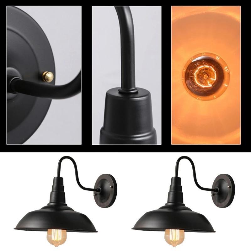 Creative Retro Wall Mount Lamp Outdoor Barn Garage Vintage Fixture Night Light  Wall Lights Decorative Aisle Corridor