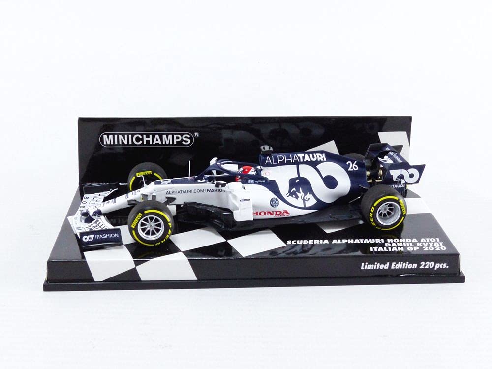 

Minichamps Scale Resin Scuderia Alpha Tauri Racing Honda AT1 Kvyat 2020 F1 Italian Grand Prix 1/43 #26 D.