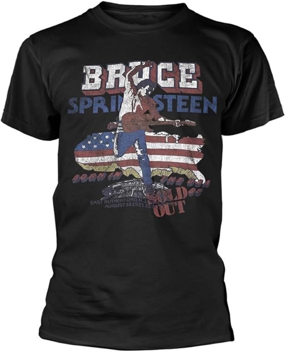 

Bruce Springsteen and The E Street Band Print Tshirt Tour Series Unisex Summer New Retro Fashion Breathable Soft Tshirts 4XL
