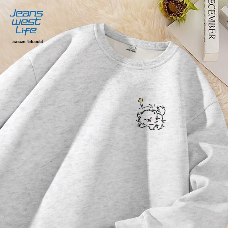 

Унисекс свитшот с круглым вырезом и мультяшным графическим принтом XL