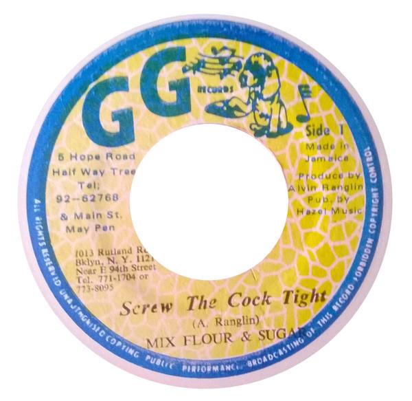 

7-дюймовая пластинка СМЕСЬ МУКА САХАР G.G. ALLSTARS Screw The Cock Tight Даб Часть Вторая NONE GGs Records 1978 Ямайка Регги Ска Даб Б/у
