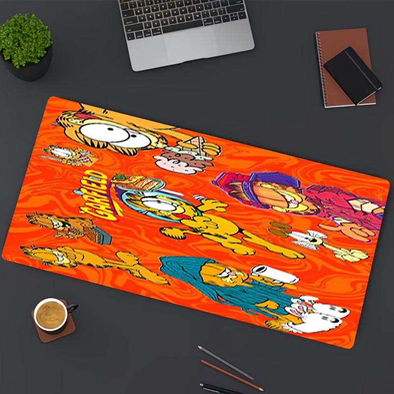 Garfield Print Mouse Pad, for Keyboard Pad Laptop PC Mat for Office Home Use, Desk Decor, Perfect Birthday Gift for Gamers