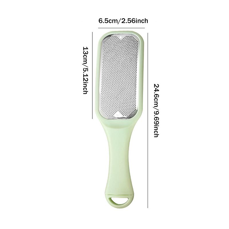 1Pcs Pedicure Foot File Tools Professional Dead Skin Callus Removal Stainless Steel Ergonomic Handle For Smooth Feet