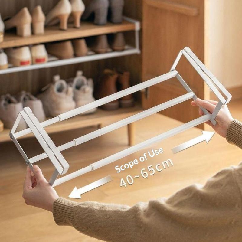 Scarpiera Regolabile Multifunzionale a Strati Organizer per Scarpe Salvaspazio per Armadio di Casa Camera da Letto Ingresso