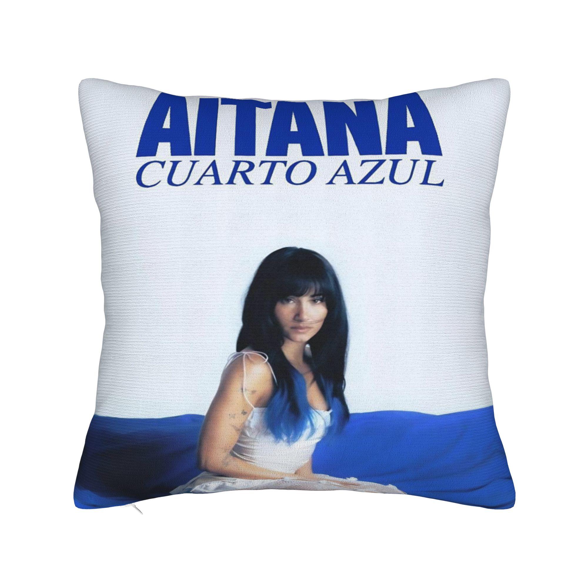 

Singer Aitana Cuarto Azul Pillowcase Accessories Printed Cushion Cover Decoration Pillow Case Cover Home Multi Size 16x16Inch