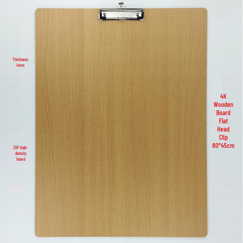 A4 Clipboard with Pen Holder, A5 Writing Pad, A3 Wooden Menu Holder, Cardboard Stationery Board