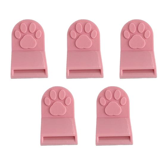 5/10Pcs 3D Printed Can Opener Cat Paw Manual Can Opening Tool Kitten Dog Food Can Tab Opener Kitchen Gadget Seniors Arthritis Chef Gift