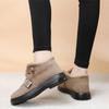 Fashion New In Shoes for Woman Flat Women's Snow Boots Winter 2024 Tabi Footwear on Offer Sale Pu Chic and Elegant Trend Y2k Goth Slip