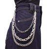 Unisex Punk Style Multi-layer Metal Waist Chain for Jeans