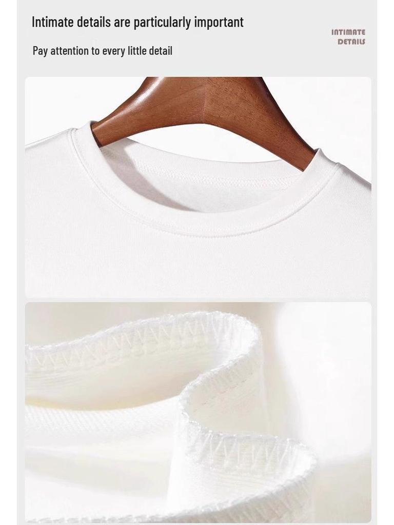 Women's Slim Fit Mid-Length White Base Shirt, Cinched Waist, Hip-Hugging, 2025 Spring/Autumn Style, Thin Fabric