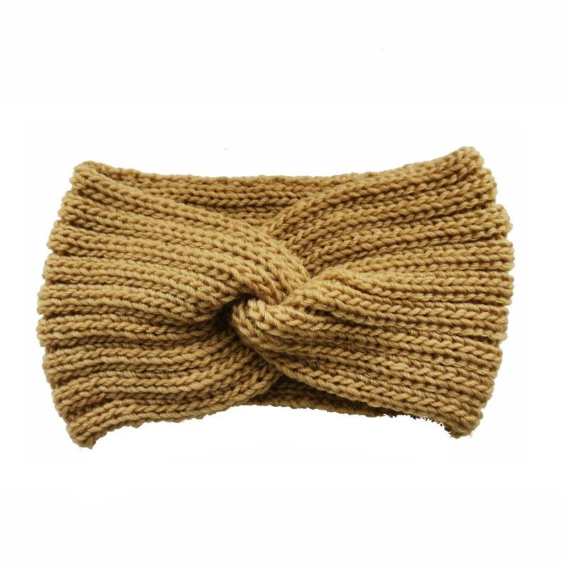 1 PC Vintage Knitted Twisted Hairband, Warm and Stylish for Autumn and Winter, Perfect for Daily Street Wear