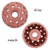 38mm Tungsten Steel Material Hemispherical Pneumatic Grinding Head Grinding Wound / Tire Tire Repair Tools