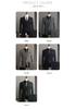 Men's Striped Slim Fit Plus Size Business Casual Suit Set SJT9961-P285