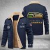 American football team football jersey Philadelphia Eagles jersey autumn and winter velvet cotton jersey sports jacket men's jacket