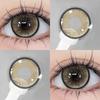 EYESHARE 1pair Lemon Gray Contact Lenses 14.0mm Korean Natural Brown Softlens Eye Contacts Cosmetics Pupils