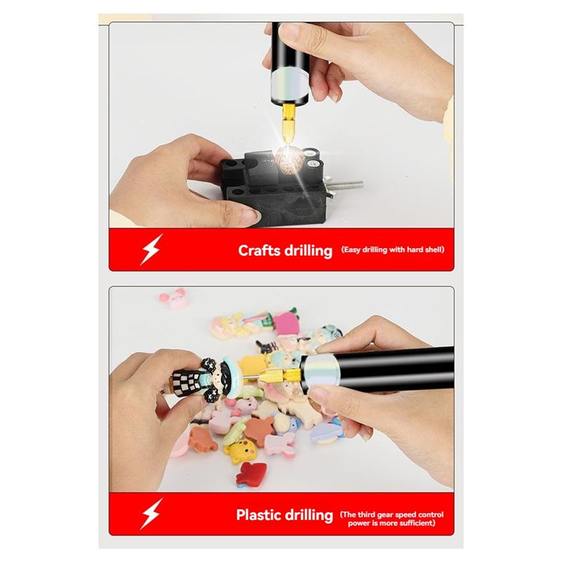 A34R Electric USB Mini Drill Kit  USB Drill Rotary Tools Engraver Pen Drilling Jewelry Tools With Drill Bits Power Tools