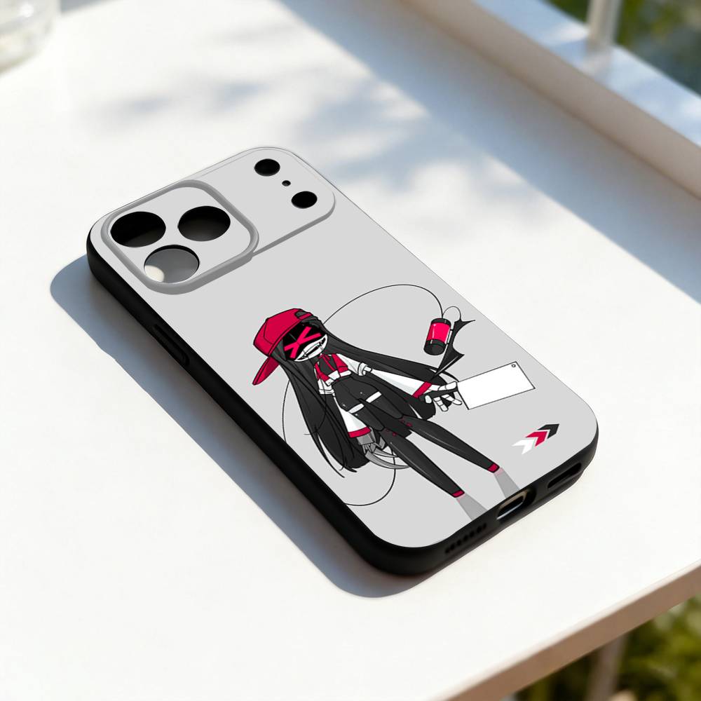 

Y-Yi Xi Singer M-Meat Girl Phone Case Silicone Black Soft For iPhone 17,16,15,14,13,12,11,Pro,Max,Plus,E,SE4,Air,Mini iPhone14
