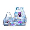 Witch Hunter Three-Piece Backpack Girl Digital Printing Elementary School Bag Large Capacity Backpack