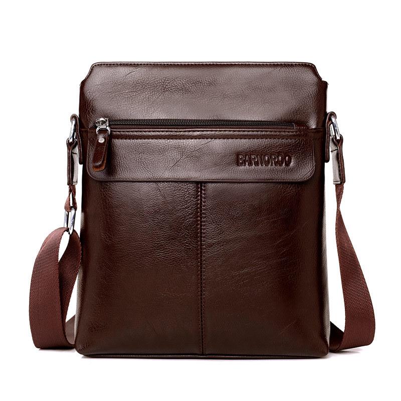 Men's Business PU Crossbody Shoulder Bag - Trendy and Fashionable