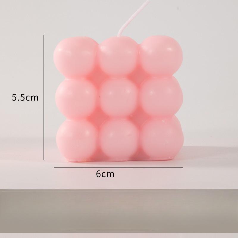 Styling Rubik's Cube Aromatherapy Candle Gift Box Premium Scent Home Ornaments Style Birthday Candle Creative Souvenir