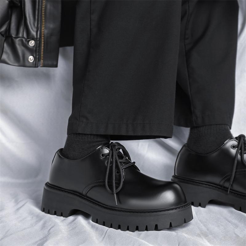 3181 Big Head Leather Shoes Men's Spring New Low-top Men's Shoes Formal Business Senior Commuter Shoes