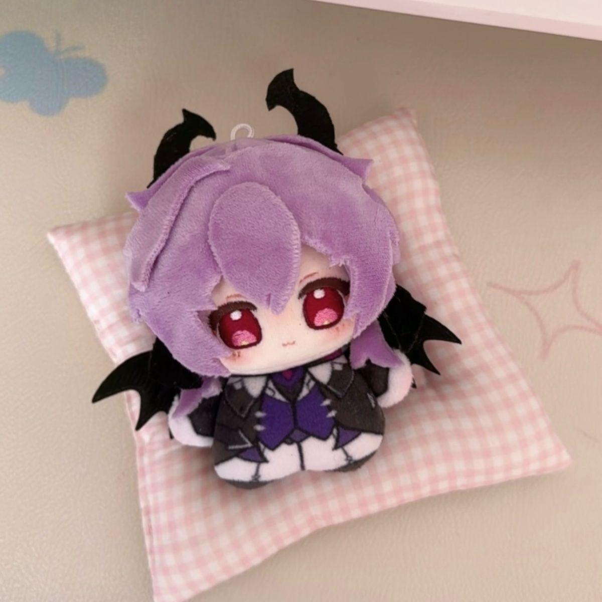 10cm Spiel Anime Genshin Impact Durin Plüschtier mit abnehmbaren Flügeln Niedlicher Durin Aufdruck Körpertasche Anhänger Schlüsselanhänger Weihnachtsgeschenke