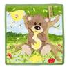 Feiler Handkerchief Hand Towel 25cm Honey Bear Kiwi [Item]